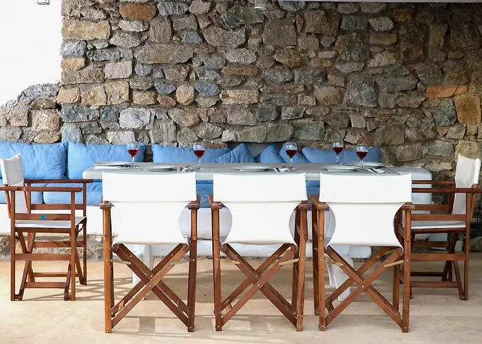 Aqua Lumen - Private Pool Villa In Mykonos Dhílos