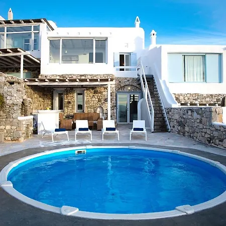 别墅 Aqua Lumen Private Pool Villa, Mykonos Dhílos